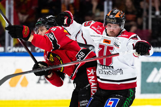 Luleås Marcus Hardegård och Örebros Patrik Karlkvist