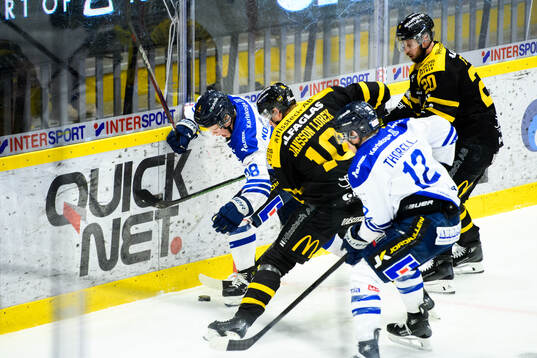 Karlskogas Viggo Nordström mot Västerås Jimmie Jansson