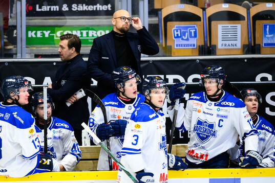 Karlskogas tränare Dennis Hall