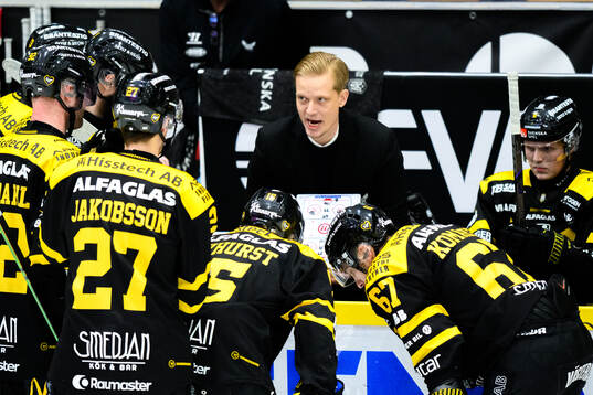 Västerås assisterande tränare Stefan Fredriksson vid en