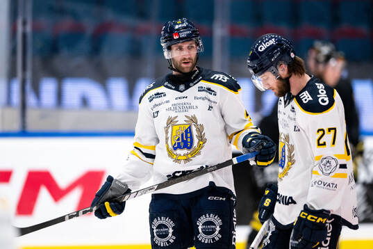 Södertäljes Sebastian Dyk och Daniel Norbe