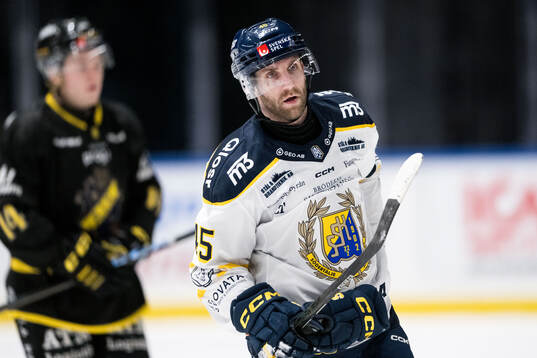 Södertäljes Sebastian Dyk deppar