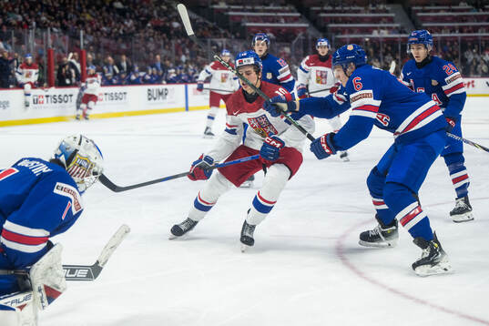 Adam Zidlicky of Czech Republic and Adam Kleber of USA