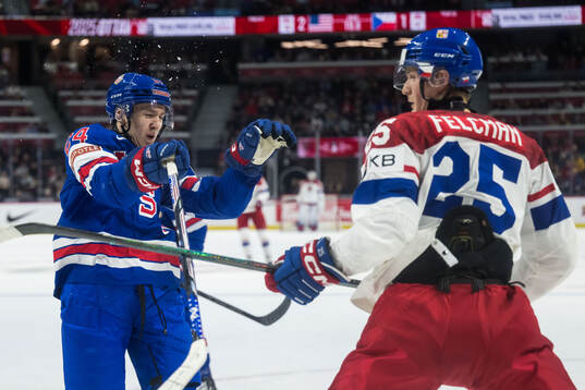 Adam Kleber of USA and Jiri Felcman of Czech Republic