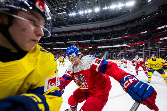 Isac Hedqvist of Sweden and Vojtech Port of Czech Republic