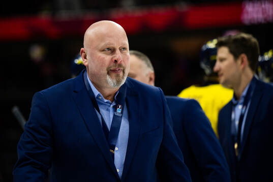Head coach Patrik Augusta of Czech Republic