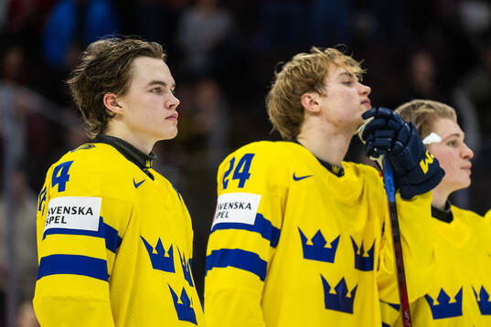 Axel Sandin-Pellikka and Tom Willander of Sweden look