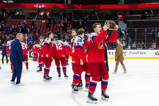 Jakub Fibigr of Czech Republic celebrates with the bronze