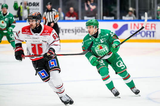 Örebros Ludvig Larsson och Rögles Leon Bristedt