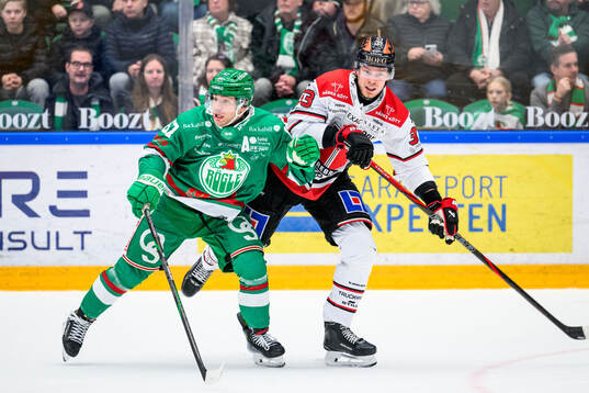 Rögles Leon Bristedt och Örebros Christopher Mastomäki