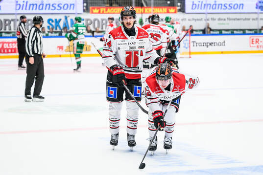Örebros Hannes Björninen och Robert Leino