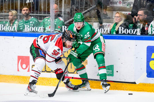 Örebros Robin Norell och Rögles Isac Solberg