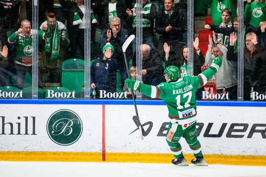 Rögles Max Karlsson jublar