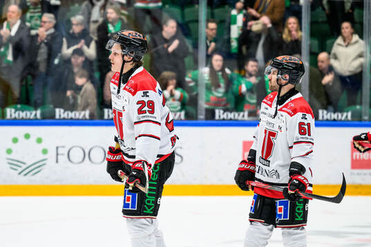 Örebros Milton Oscarson och Ludvig Larsson deppar