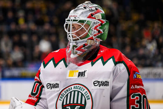 Frölundas målvakt Tobias Normann