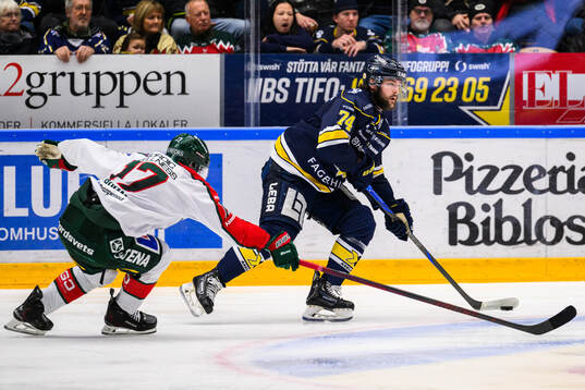 Frölundas Isac Born och HV71s Sean Day