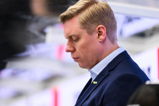 HV71s tränare Anton Blomqvist