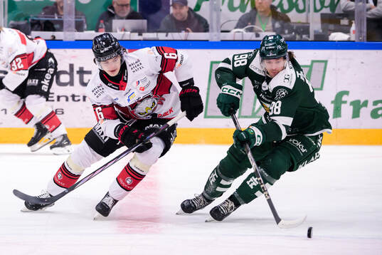Malmö Redhawks Dominik Badinka och Färjestads Marian
