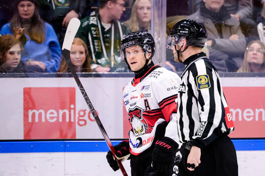 Malmö Redhawks Christoffer Forsberg deppar