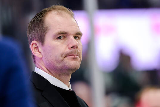 Färjestads tränare Thomas Mitell
