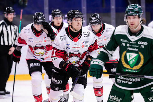 Malmö Redhawks Axel Sundberg jublar