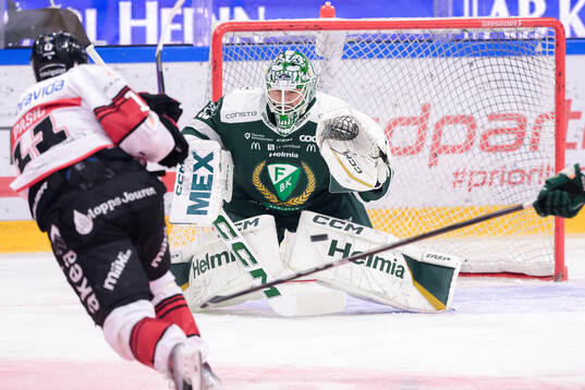 Färjestads målvakt Maxime Lagacé