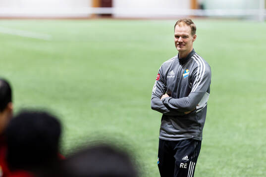 Östers fystränare Rasmus Elfgaard