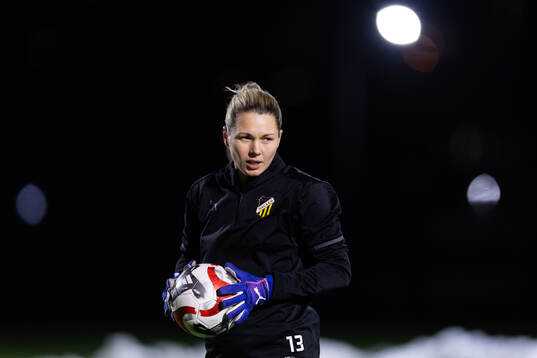Häckens målvakt Jennifer Falk
