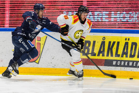 Linköpings Lance Bouma och Brynäs Charles-Édouard