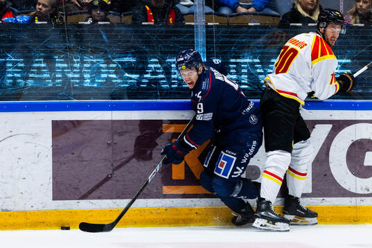 Linköpings Erik Norén och Brynäs Miks Indrasis