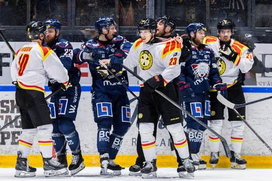Linköpings Christoffer Ehn och Brynäs Oskar Lindblom