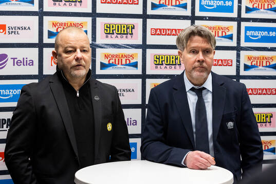 Brynäs tränare Niklas Gällstedt  och Linköpings