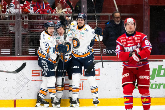 Växjös Karl Henriksson, Felix Robert och Emil Larsson