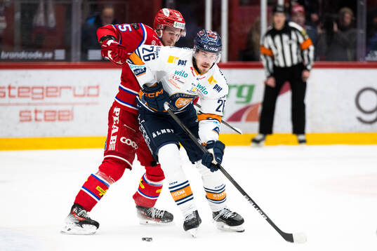 Timrås Linus Nässén och Växjös Emil Larsson