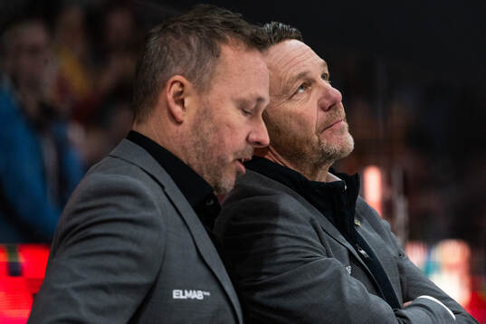 Leksands tränare Charles Berglund