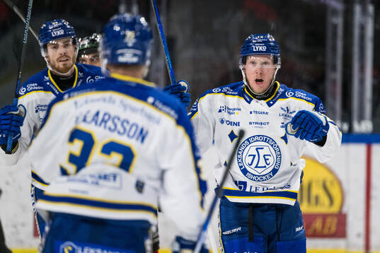Leksands Kalle Östman jublar