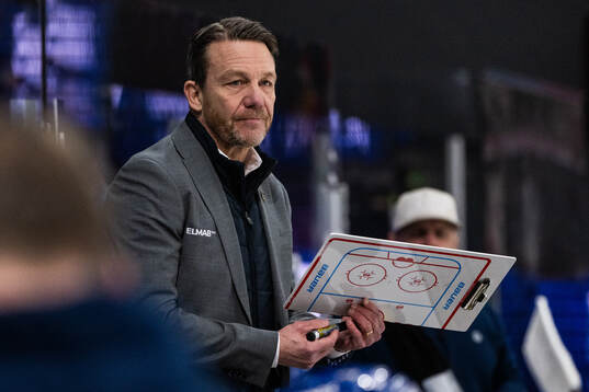 Leksands tränare Charles Berglund