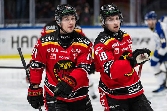Luleås Jonas Berglund och David Lilja deppar