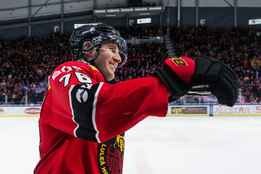 Luleås Anton Levtchi jublar