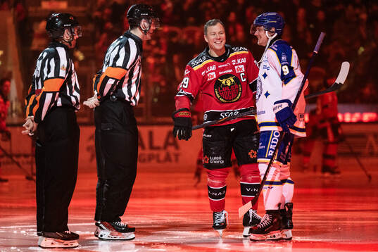 Luleås Erik Gustafsson och Leksands Patrik Zackrisson