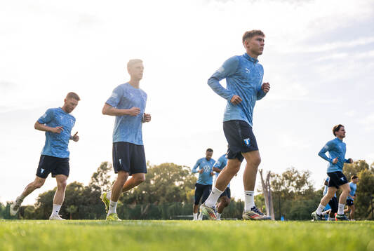 Malmö FFs Anders Christiansen, Søren Rieks och Hugo Bolin