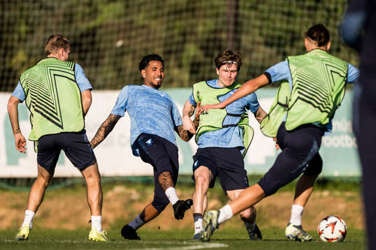 Malmö FFs Sergio Pena och Oliver Berg