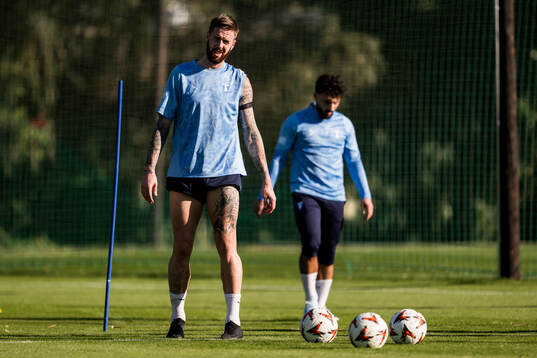 Malmö FFs Pontus Jansson och Sead Haksabanovic