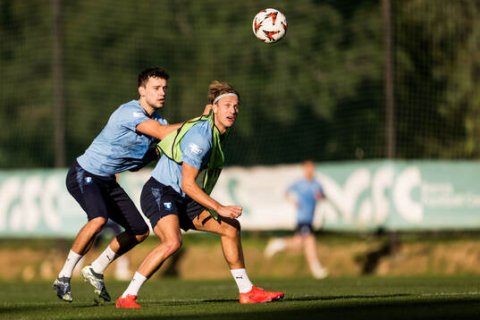 Malmö FFs Colin Rösler och Erik Botheim