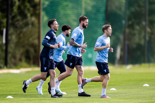 Fystränare Matt Umney, Sead Haksabanovic, Pontus Jansson