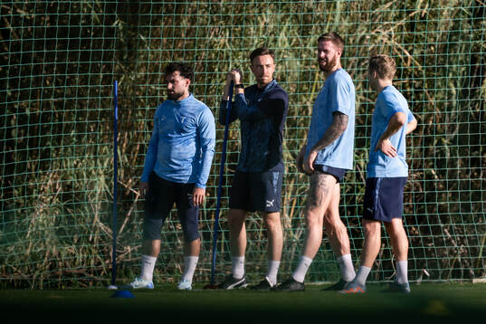 Sead Haksabanovic, fystränare Matt Umney, Pontus Jansson