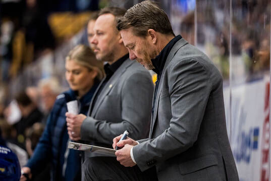 Leksands tränare Charles Berglund