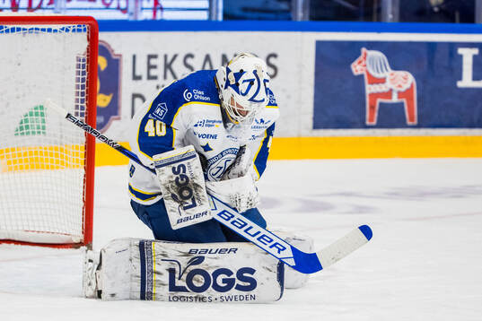 Leksands målvakt Mantas Armalis