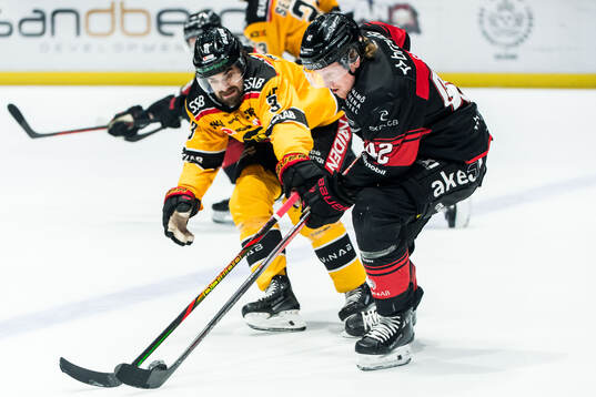 Malmö Redhawks Robin Salo och Luleås Frederic Allard