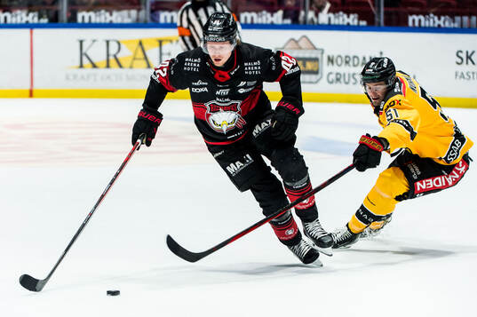 Malmö Redhawks Robin Salo och Luleås Markus Nurmi
